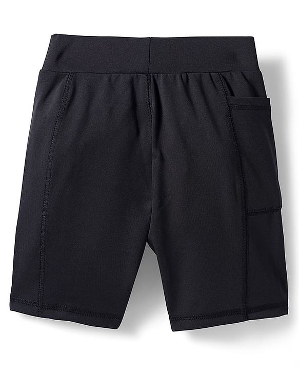 Pine Active Knit Sleeveless T-Shirt & Shorts Set with Be The Game Changer Text Print - Black