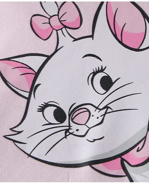 Babyhug Disney Interlock Knit Full Sleeves Onesies With Aristocats Marie Graphics Pack Of 3 - Pink White & Purple