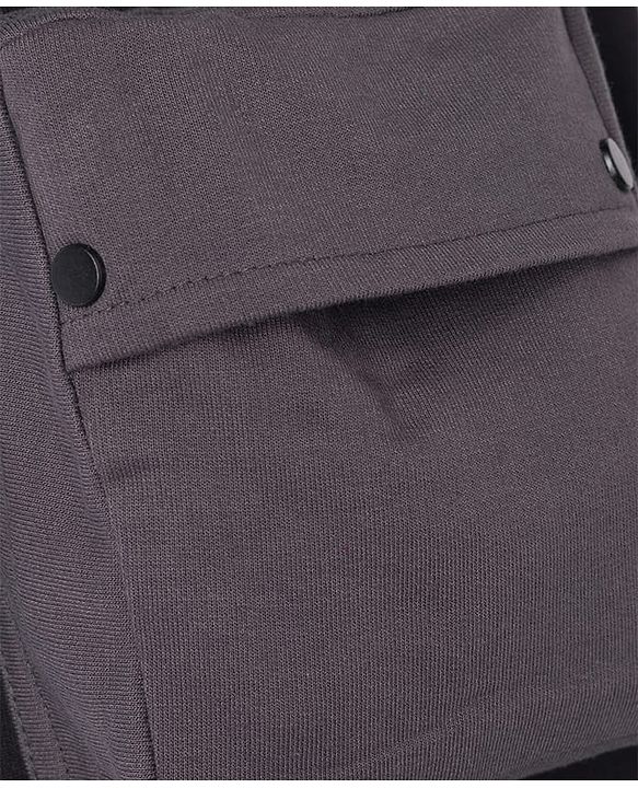 Pine Kids Cotton Knit Full Length Solid Colour Lounge Pant With Pocket - Black
