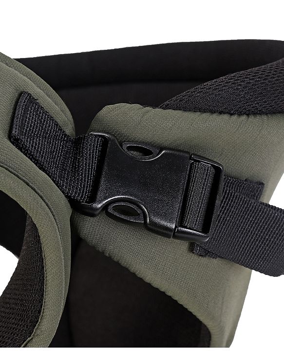Babyhug CuddleNest 3 in 1 Ergonomic Baby Carrier - Green| Ideal for Carrying 3.6-15 kg Babies Age 5-36 mons| Paded Legopening| Optimal Weight Distribution| Adjustable Safety Buckle| Breathable Fabric