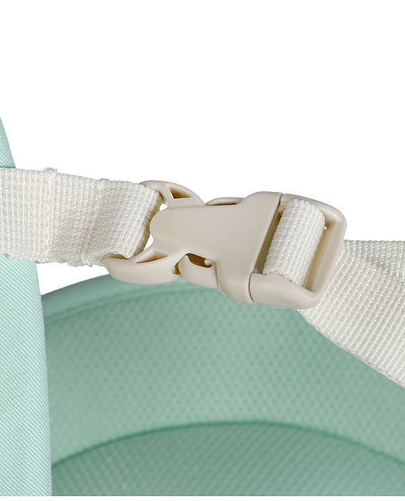 Babyhug Snuggle Bloom 8 in 1 Baby Carrier with Hip Seat - Sea Green| Ideal for Carrying 3.6-15 kg Babies Aged 5-36 months| Optimal Weight Distribution| Adjustable Safety Buckle| Breathable Fabric