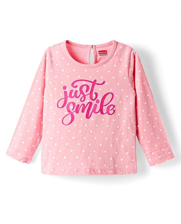 Babyhug 100% Cotton Knit Full Sleeves T-Shirts with Text Print Pack of 5 - Multicolor