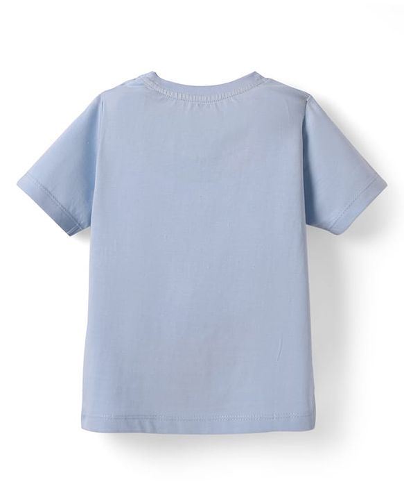 Babyhug 100% Cotton Knit Half Sleeves Stripes T-Shirts with Text & Lion Print Pack of 3 - Multicolor
