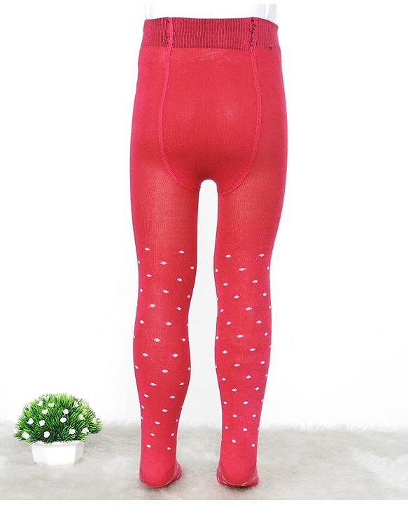 Pine Kids Knit Printed Tights - Navy Blue