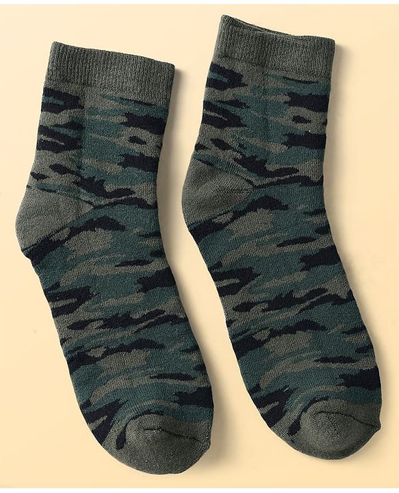 Pine Kids Knit Ankle Length Silvadur Antimicrobial Socks with Stripes & Airplane Design Pack of 3 - Color May Vary