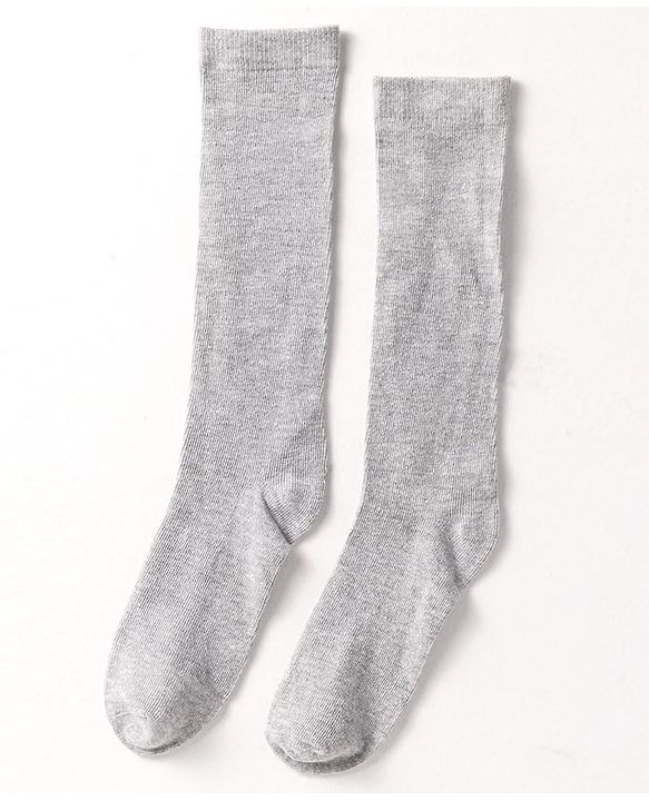 Pine Kids Cotton Knit Knee Length Designed Socks Pack Of 3 (Colour May Vary)
