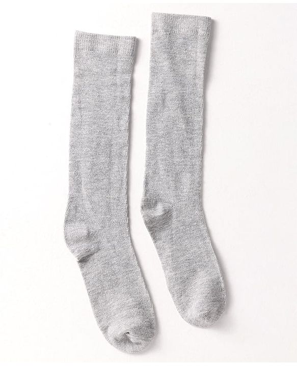 Pine Kids Cotton Knit Knee Length Designed Socks Pack Of 3 (Colour May Vary)