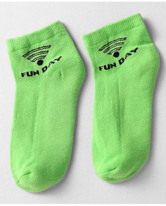 Pine Kids Cotton Knit Ankle Length Designed Sock Pack Of 7 (Colour May Vary)