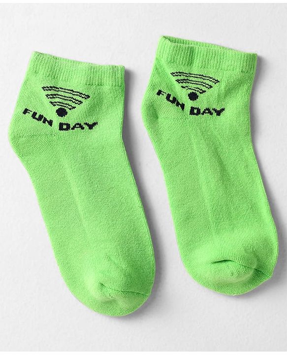 Pine Kids Cotton Knit Ankle Length Designed Sock Pack Of 7 (Colour May Vary)