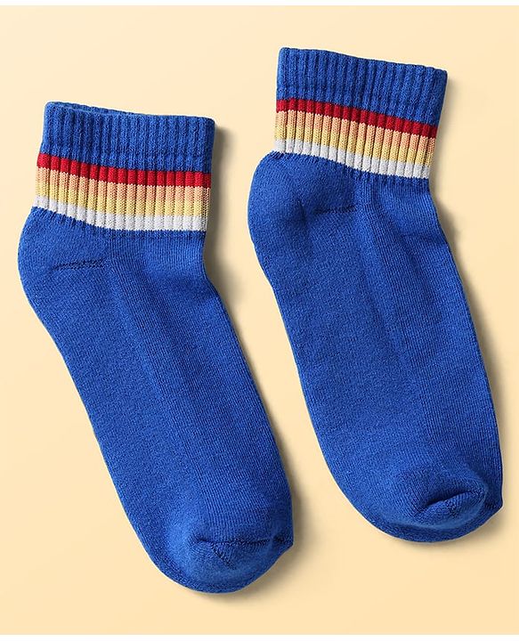 Pine Kids Cotton Knit Ankle Length Socks Pack Of 5 (Colour May Vary)