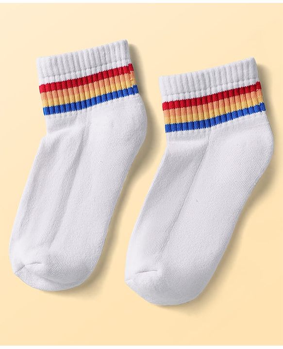 Pine Kids Cotton Knit Ankle Length Socks Pack Of 5 (Colour May Vary)