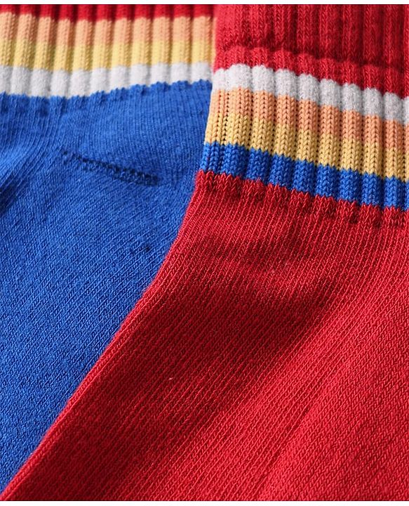 Pine Kids Cotton Knit Ankle Length Socks Pack Of 5 (Colour May Vary)