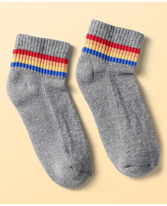 Pine Kids Cotton Knit Ankle Length Socks Pack Of 5 (Colour May Vary)