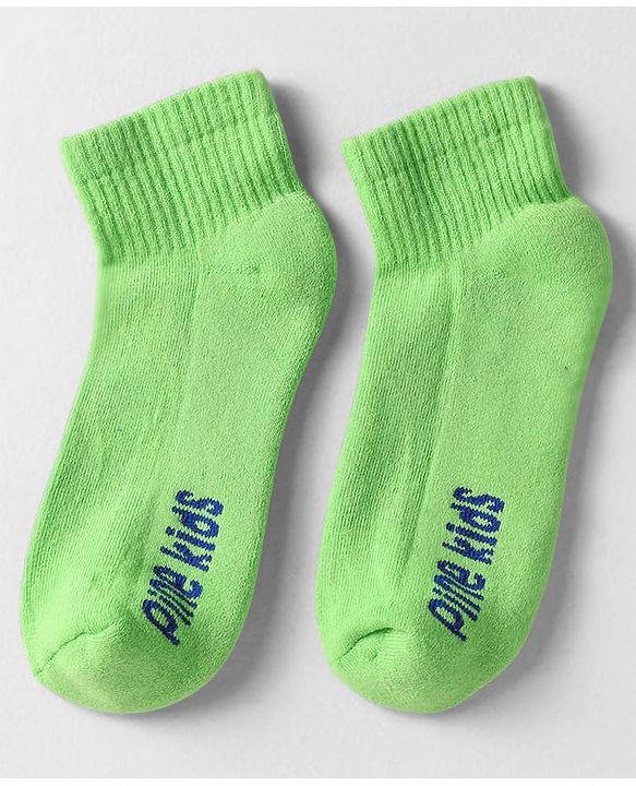 Pine Kids Cotton Knit Ankle Length Designed Socks Pack Of 3 (Colour May Vary)