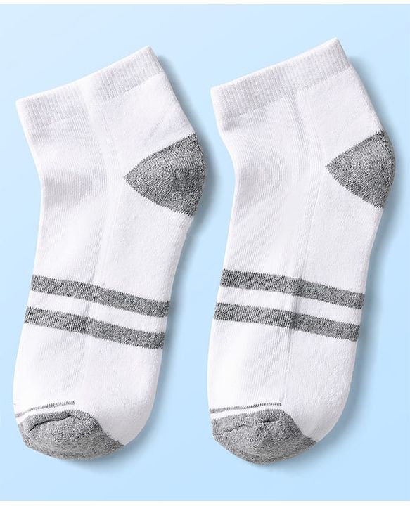Pine Kids Knit Ankle Length Socks with Stripe Design Pack of 5 - Color May Vary