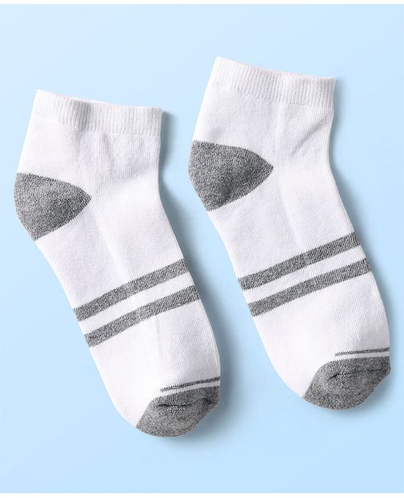 Pine Kids Knit Ankle Length Socks with Stripe Design Pack of 5 - Color May Vary