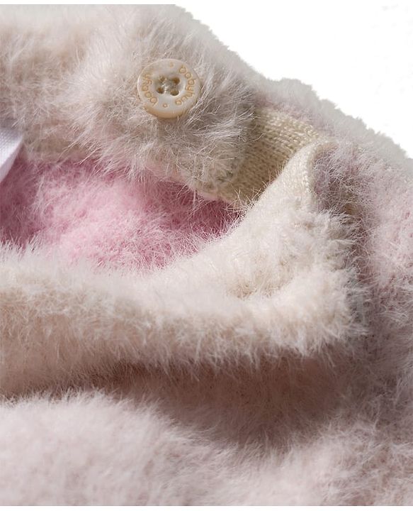 Babyhug Kit Full Sleeves Pullover Solid Color Sweater - Pink