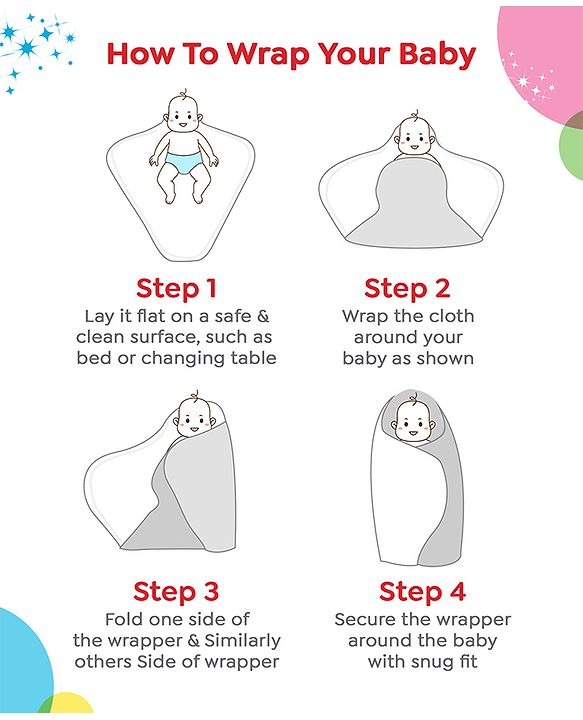 Babyhug Disney 100% Cotton Muslin Multipurpose Swaddle Wrap Winnie The Pooh Print| Breathable Hypoallergenic Fabric| Nursing Cover Stroller Cover Burp Cloth Pack of 3 - Multicolor