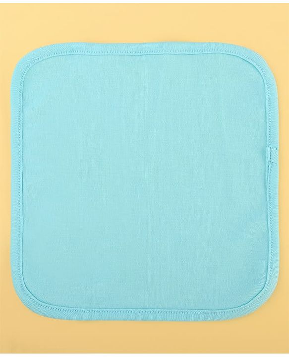 Babyhug 100% Cotton Baby Gift Set Pack of 7 - White & Light Blue