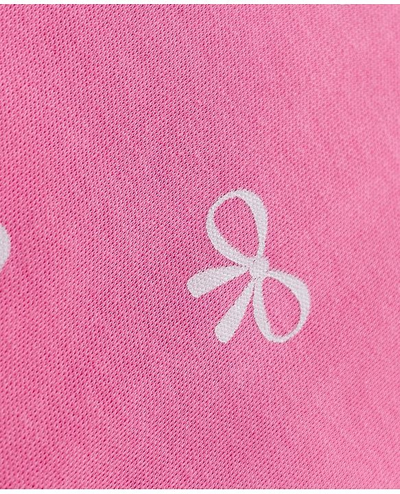 Babyhug 100% Cotton Knit Full Sleeves Rompers With With Bow & Bunny Print Pack of 2 - Pink & Light Blue