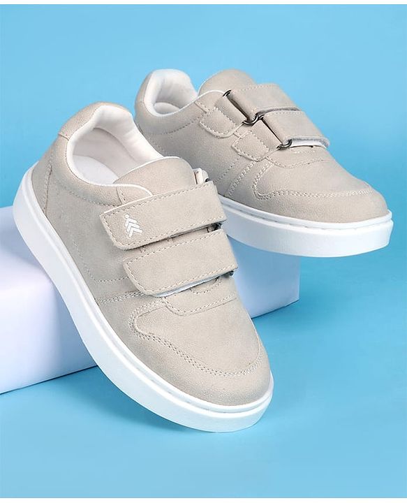 Pine Kids Velcro Closure Casual Shoes - Grey