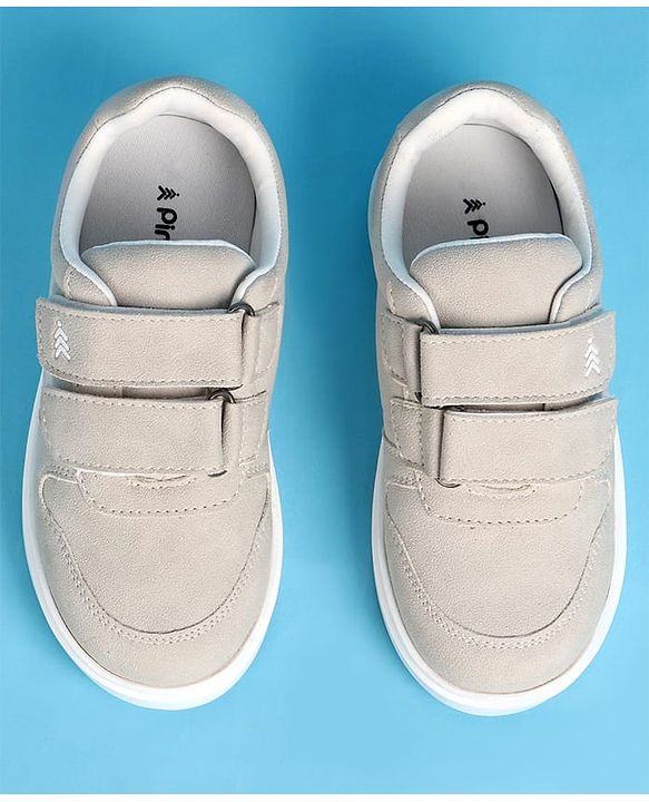 Pine Kids Velcro Closure Casual Shoes - Grey