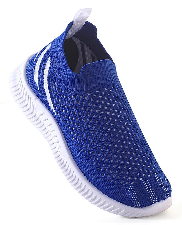Pine Kids Slip On Knitted Sneakers - Blue
