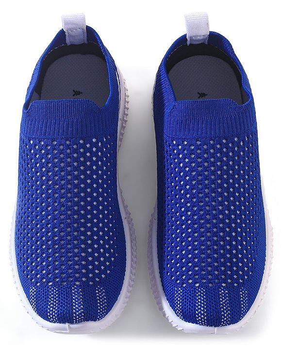 Pine Kids Slip On Knitted Sneakers - Blue