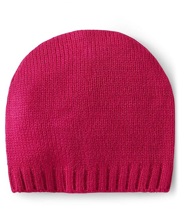 Babyhug Knit Full Sleeves Front Open Sweater Set with Bow Applique Cable Knit Design & Pocket Detailing with Cap - Fuchsia