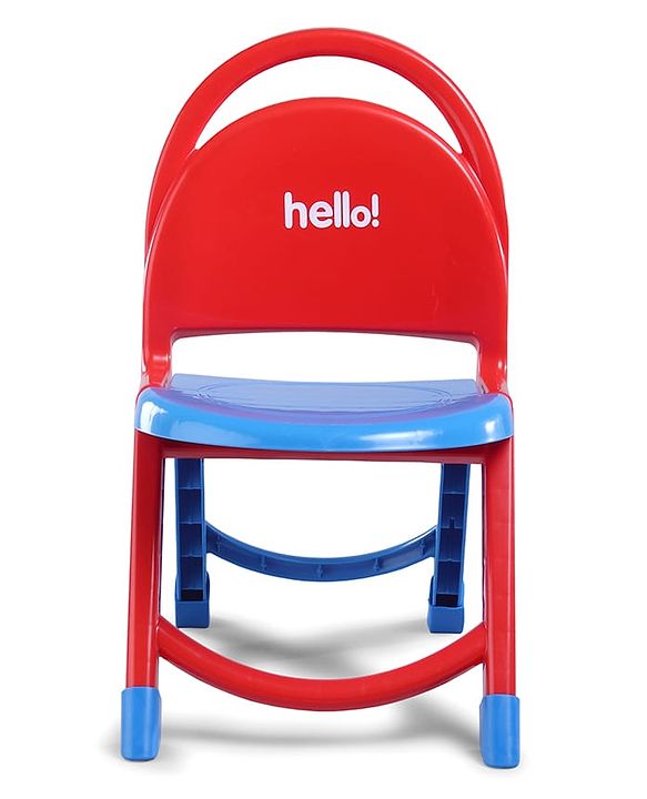 Babyhug Hello Kids Portable Non-Slip Folding Chair - Red