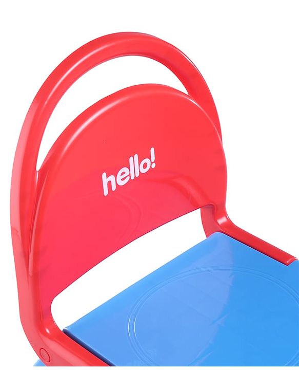 Babyhug Hello Kids Portable Non-Slip Folding Chair - Red