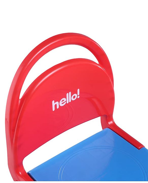 Babyhug Hello Kids Portable Non-Slip Folding Chair - Red