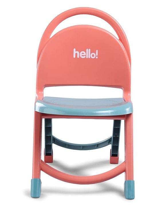 Babyhug Hello Kids Portable Non-Slip Folding Chair - Red