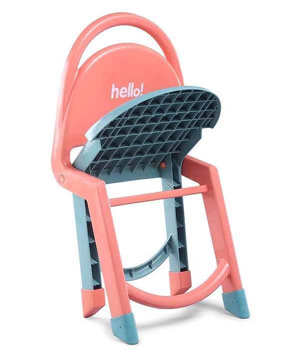 Babyhug Hello Kids Portable Non-Slip Folding Chair - Red