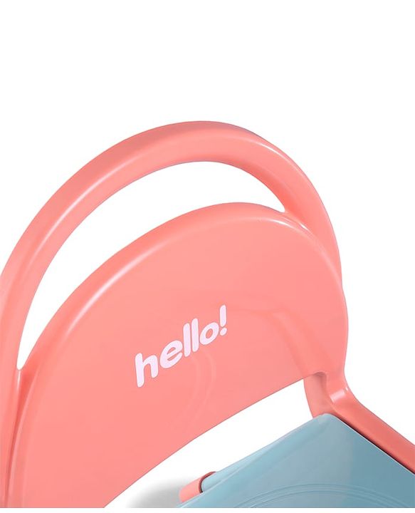 Babyhug Hello Kids Portable Non-Slip Folding Chair - Red