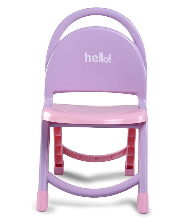 Babyhug Hello Kids Portable Non-Slip Folding Chair - Red
