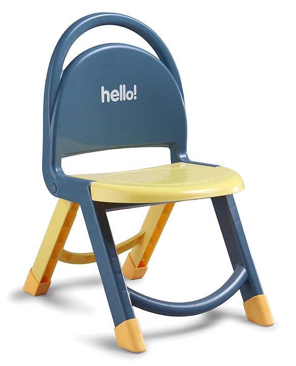 Babyhug Hello Kids Portable Non-Slip Folding Chair - Red