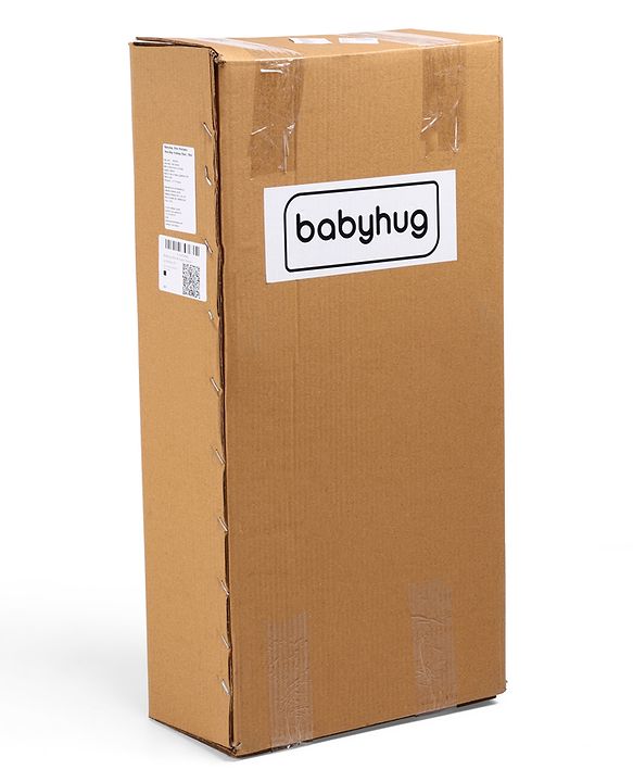 Babyhug Kids Portable Non-Slip Folding Chair| Light Weight & Portable| Ideal for Indoor & Outdoor| Home & Classroom Use| Comfortable Back Rest - Blue