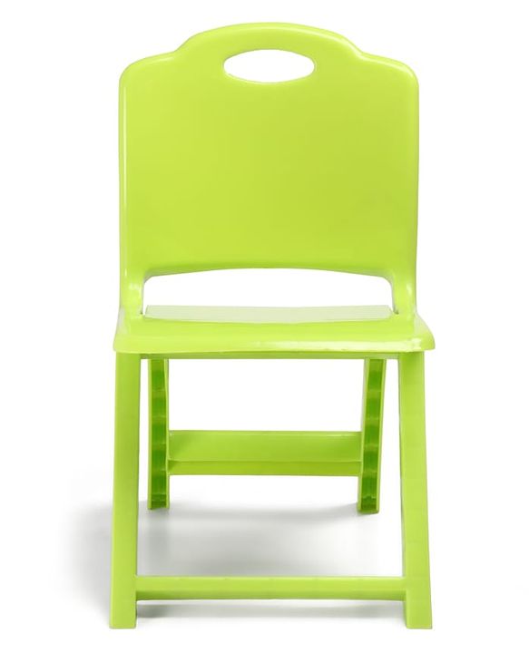 Babyhug Kids Portable Non-Slip Folding Chair| Light Weight & Portable| Ideal for Indoor & Outdoor| Home & Classroom Use| Comfortable Back Rest - Blue