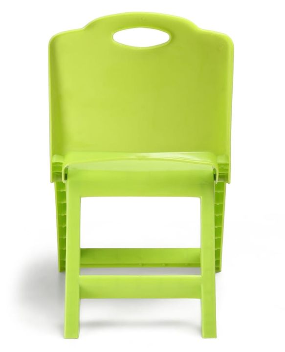 Babyhug Kids Portable Non-Slip Folding Chair| Light Weight & Portable| Ideal for Indoor & Outdoor| Home & Classroom Use| Comfortable Back Rest - Blue