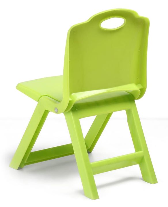 Babyhug Kids Portable Non-Slip Folding Chair| Light Weight & Portable| Ideal for Indoor & Outdoor| Home & Classroom Use| Comfortable Back Rest - Blue