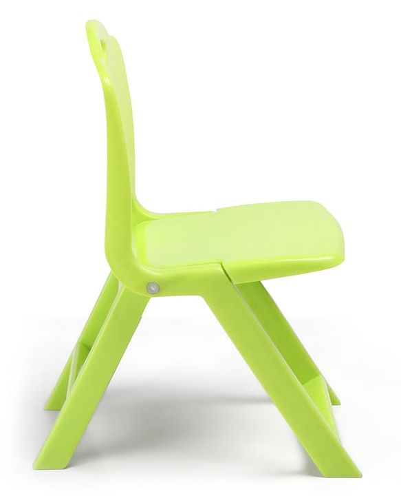 Babyhug Kids Portable Non-Slip Folding Chair| Light Weight & Portable| Ideal for Indoor & Outdoor| Home & Classroom Use| Comfortable Back Rest - Blue
