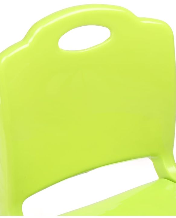 Babyhug Kids Portable Non-Slip Folding Chair| Light Weight & Portable| Ideal for Indoor & Outdoor| Home & Classroom Use| Comfortable Back Rest - Blue