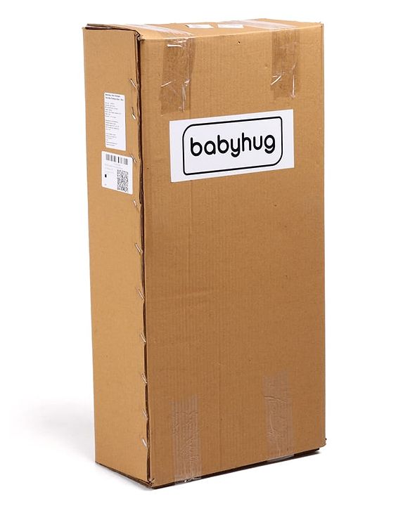 Babyhug Kids Portable Non-Slip Folding Chair| Light Weight & Portable| Ideal for Indoor & Outdoor| Home & Classroom Use| Comfortable Back Rest - Blue