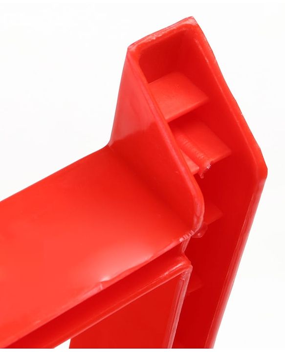 Babyhug Kids Portable Non-Slip Folding Chair| Light Weight & Portable| Ideal for Indoor & Outdoor| Home & Classroom Use| Comfortable Back Rest - Red