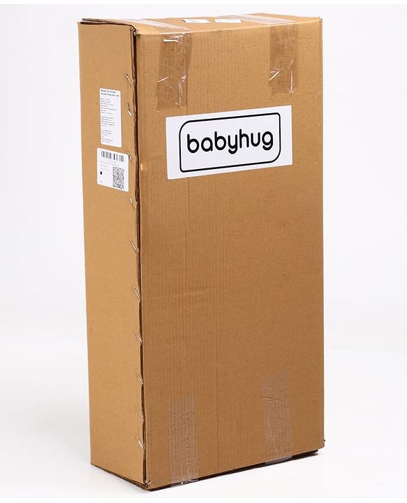 Babyhug Kids Portable Non-Slip Folding Chair| Light Weight & Portable| Ideal for Indoor & Outdoor| Home & Classroom Use| Comfortable Back Rest - Red