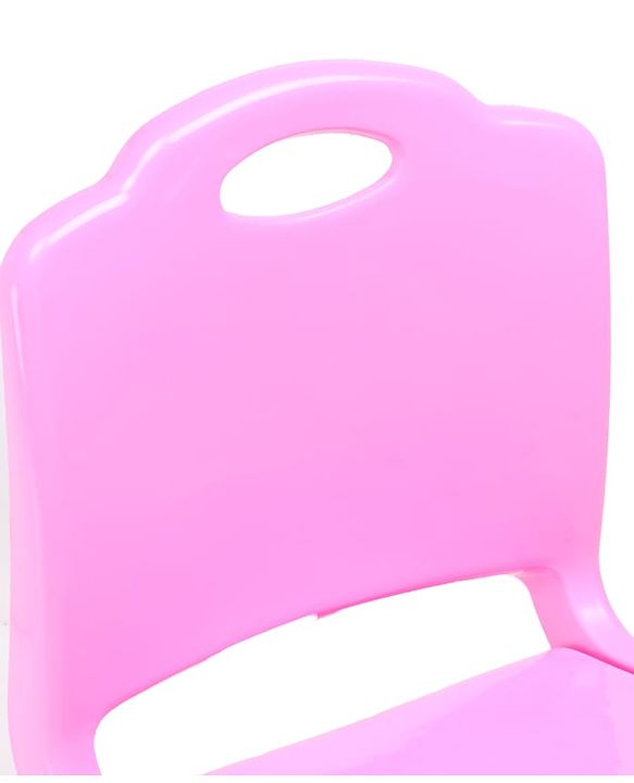 Babyhug Kids Portable Non-Slip Folding Chair| Light Weight & Portable| Ideal for Indoor & Outdoor| Home & Classroom Use| Comfortable Back Rest - Blue