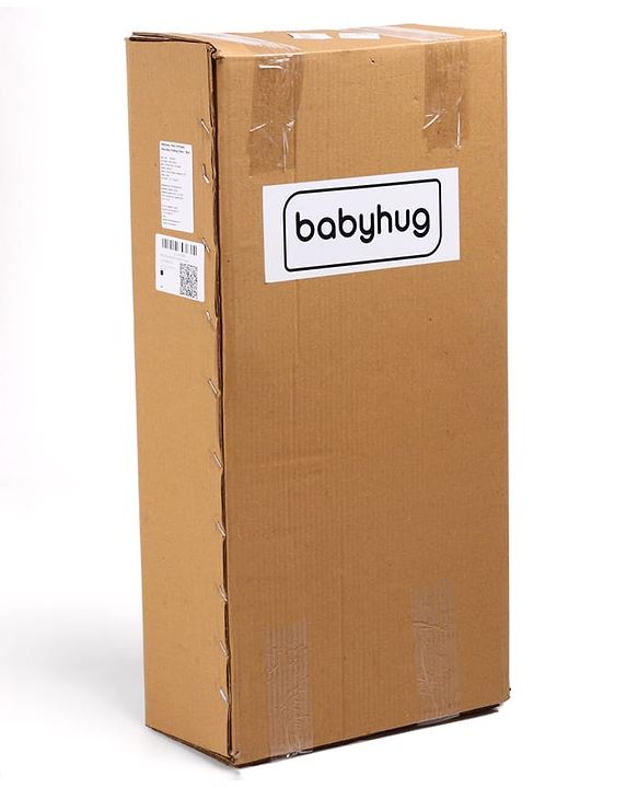 Babyhug Kids Portable Non-Slip Folding Chair| Light Weight & Portable| Ideal for Indoor & Outdoor| Home & Classroom Use| Comfortable Back Rest - Blue