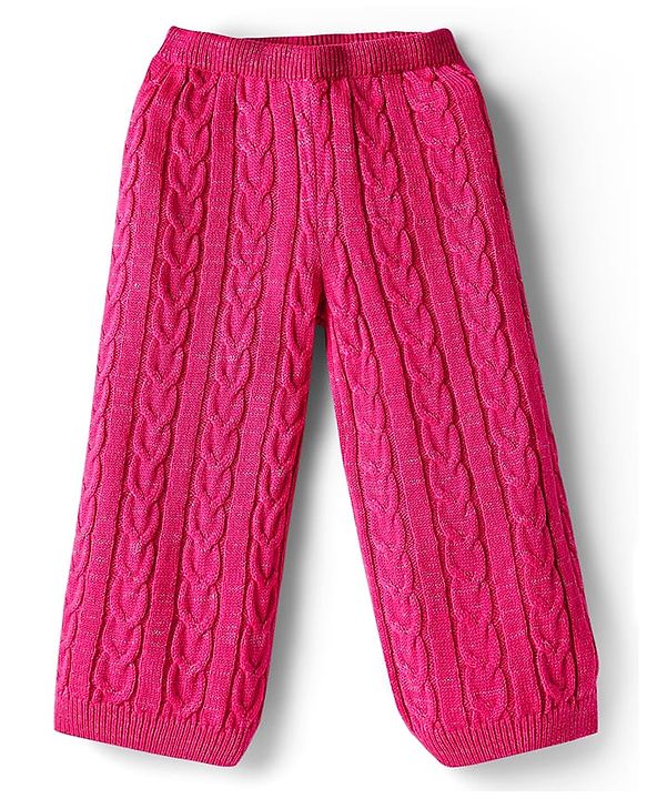 Winter Wear Sweater cable Knit  top & Pant Co-ord Set