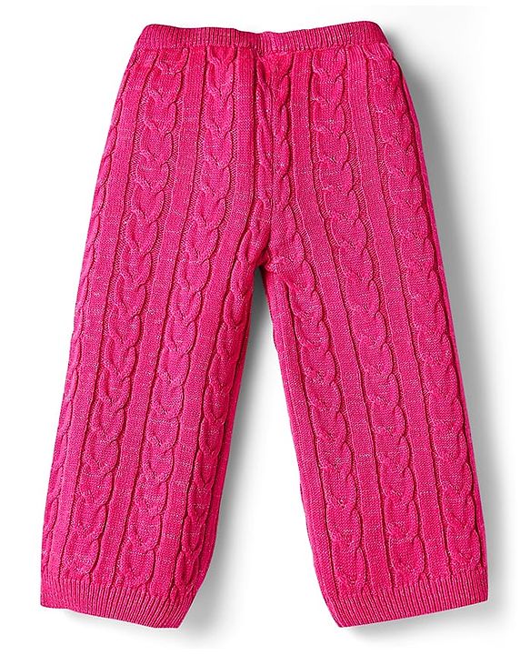 Winter Wear Sweater cable Knit  top & Pant Co-ord Set